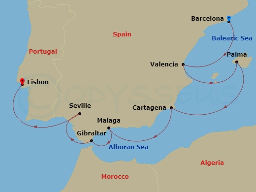 Cruise Map