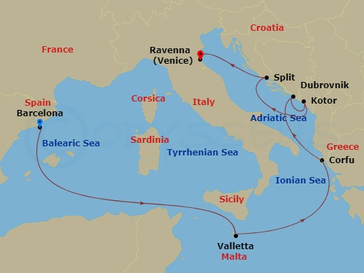 Cruise Map