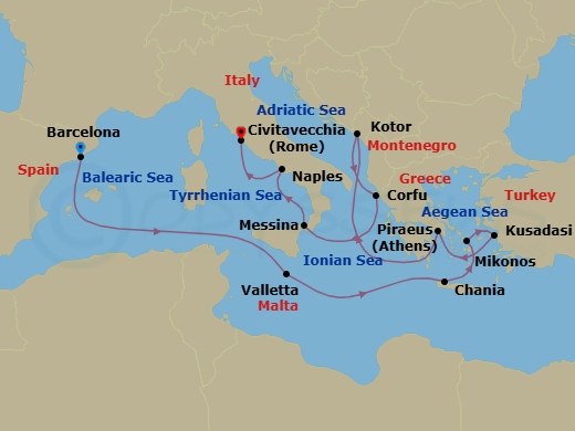 Cruise Map