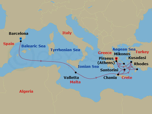 Cruise Map