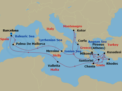 Cruise Map