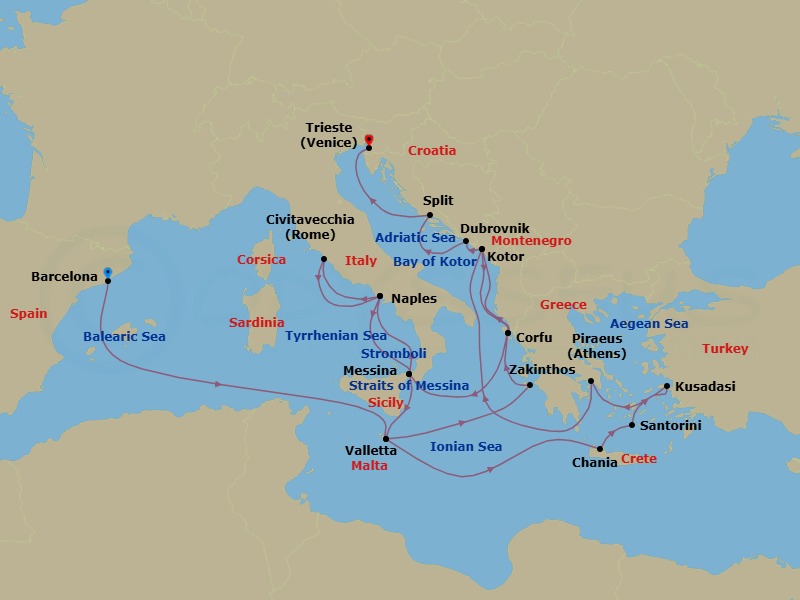 Cruise Map