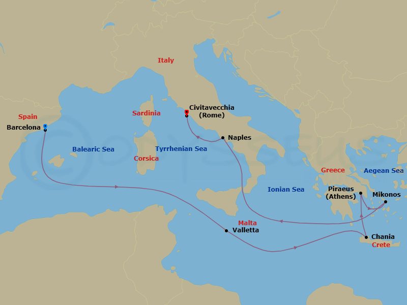 Cruise Map