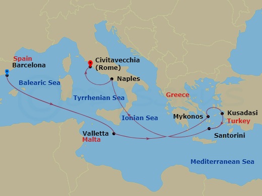 Cruise Map