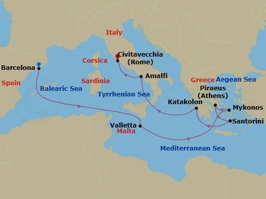 Cruise Map