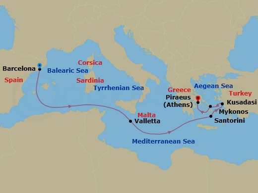 Cruise Map