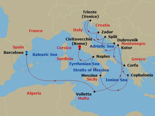 Cruise Map