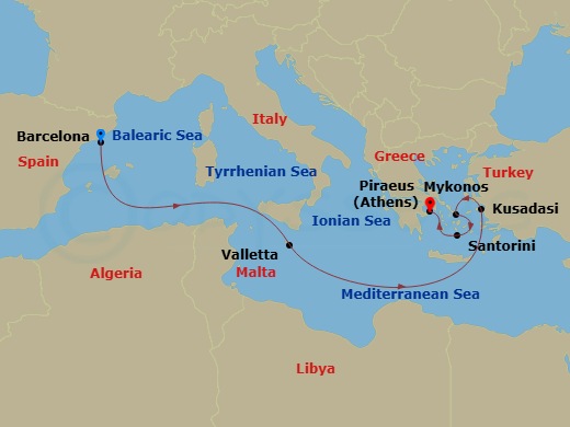 Cruise Map