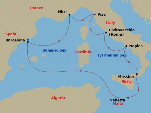 Cruise Map