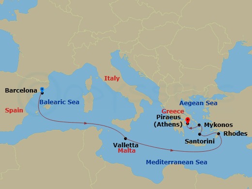 Cruise Map