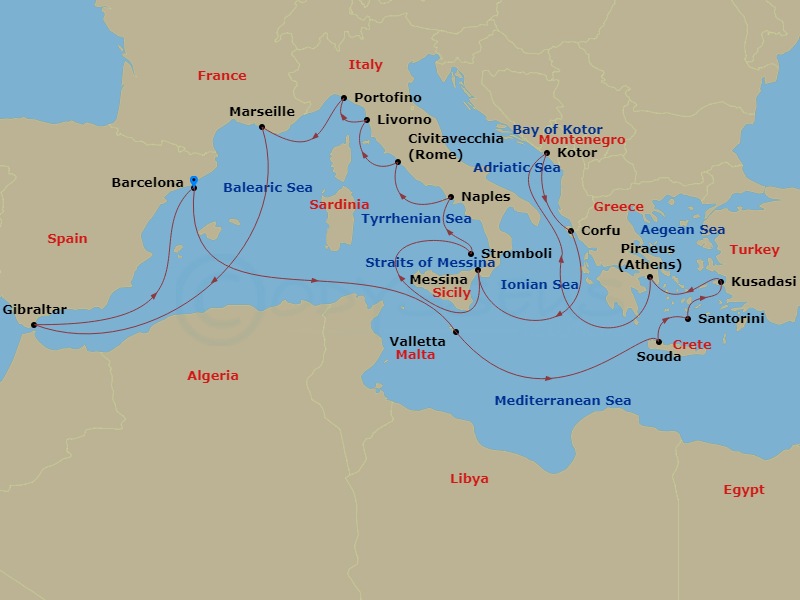 Cruise Map