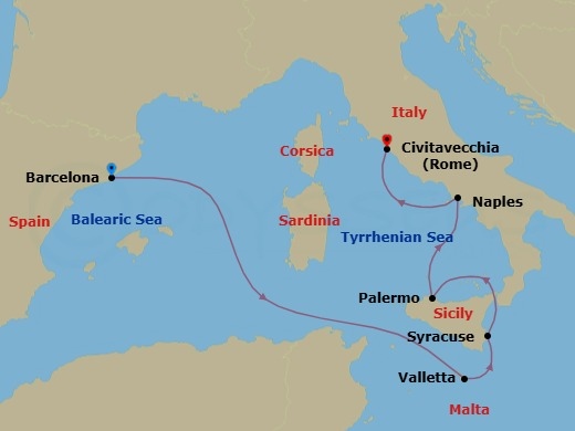 Cruise Map