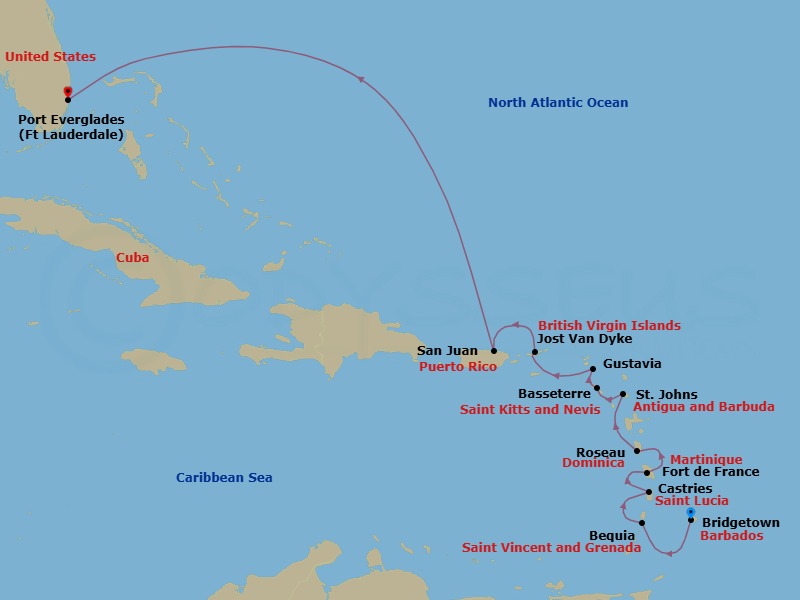 Cruise Map