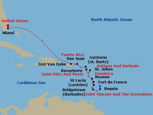 Cruise Map