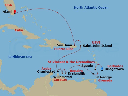 Cruise Map