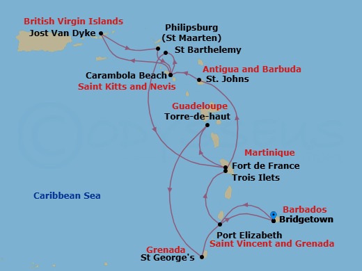 Cruise Map