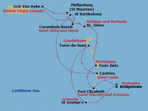 Cruise Map