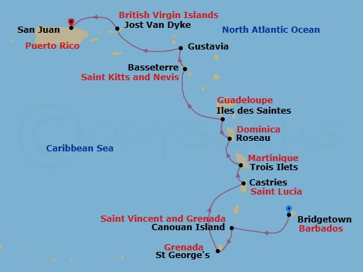 Cruise Map