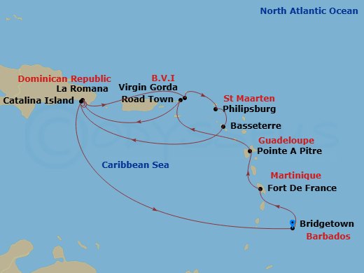 Cruise Map
