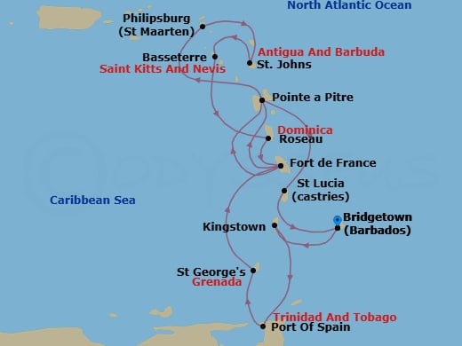 Cruise Map