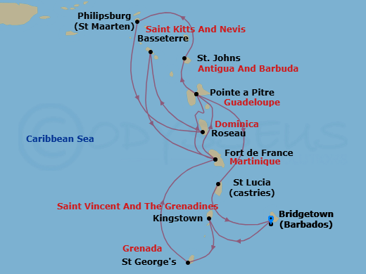Cruise Map