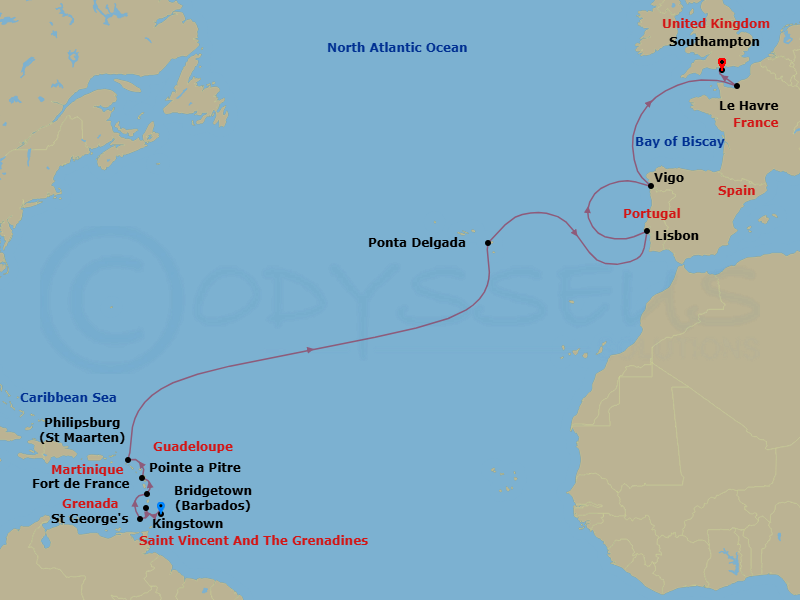 Cruise Map