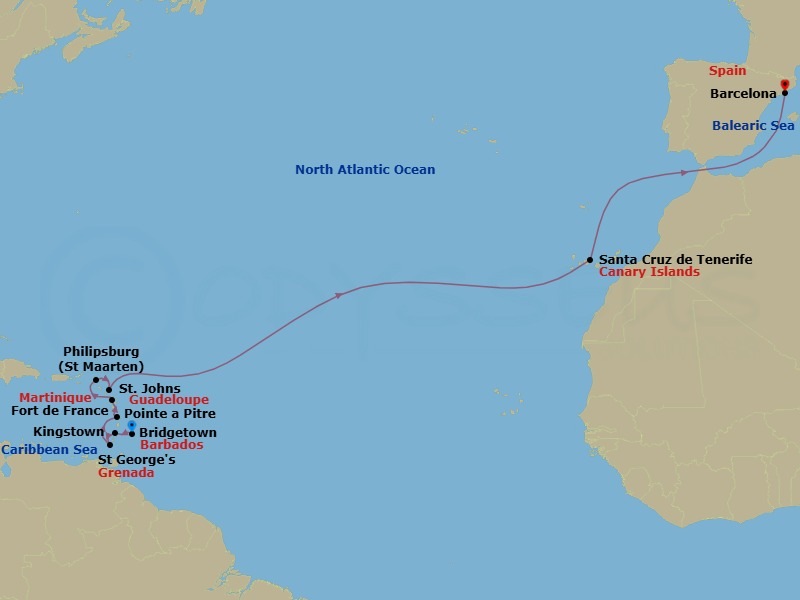 Cruise Map
