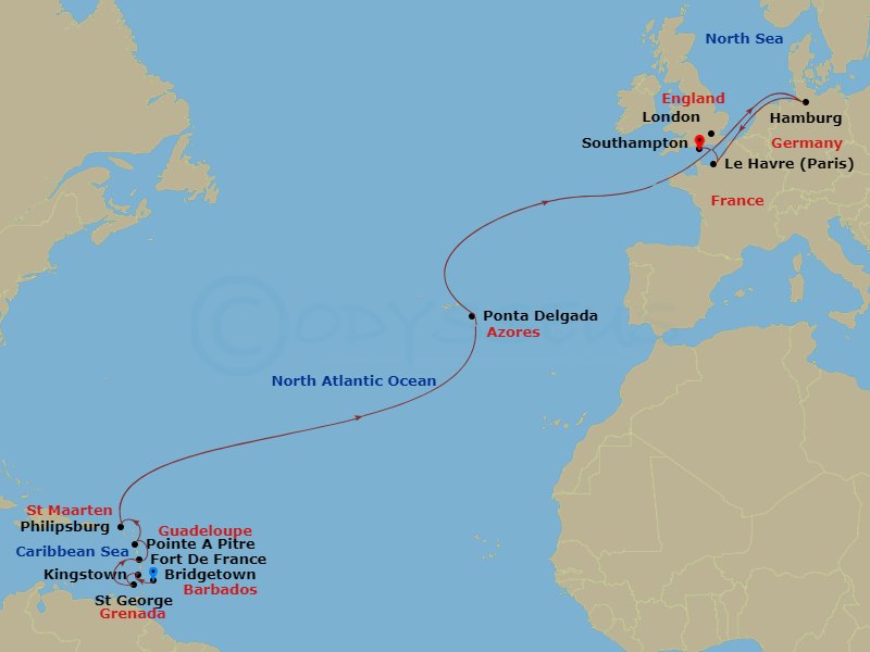 Cruise Map