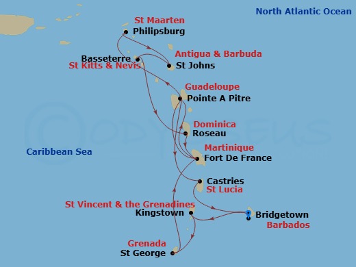Cruise Map