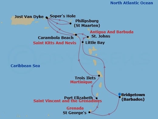 Cruise Map