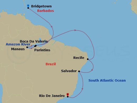 Cruise Map