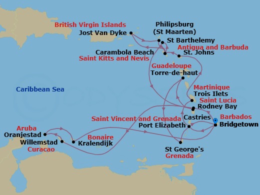 Cruise Map