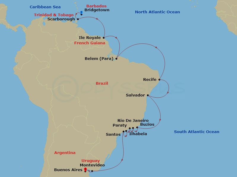 Cruise Map