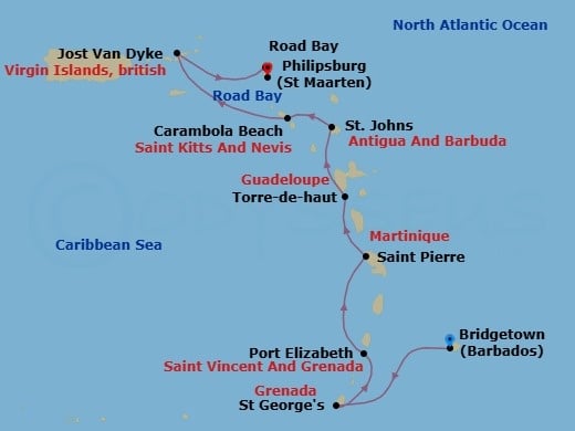 Cruise Map
