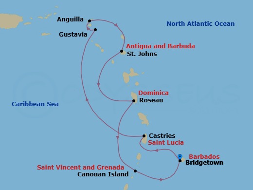Cruise Map