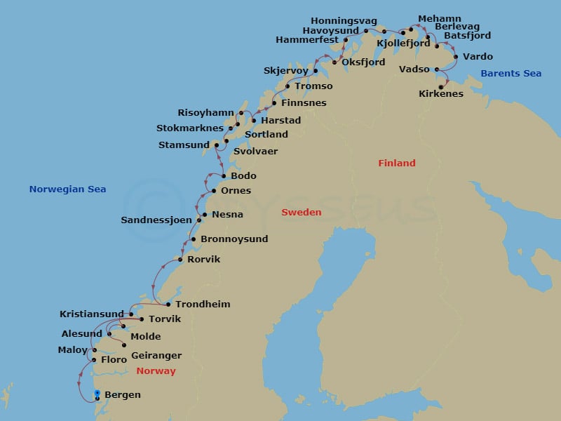 Cruise Map