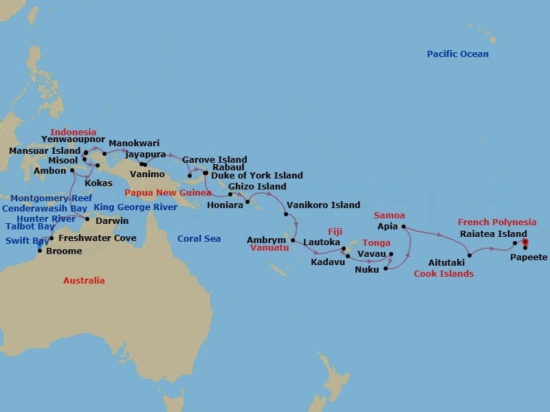 Cruise Map