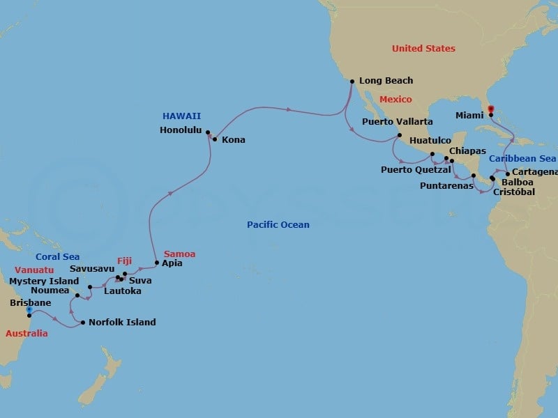 Cruise Map