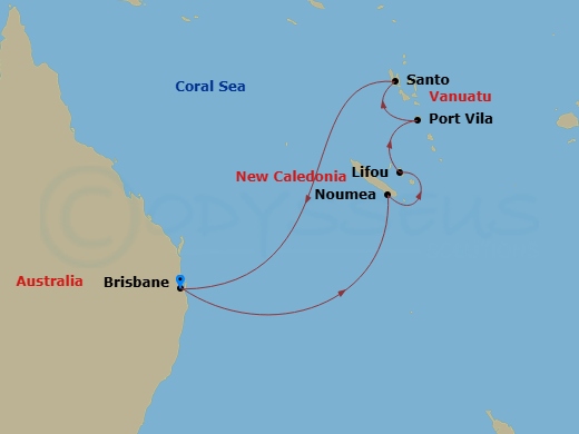 Cruise Map
