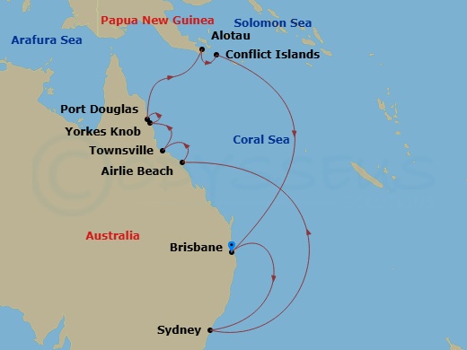 Cruise Map