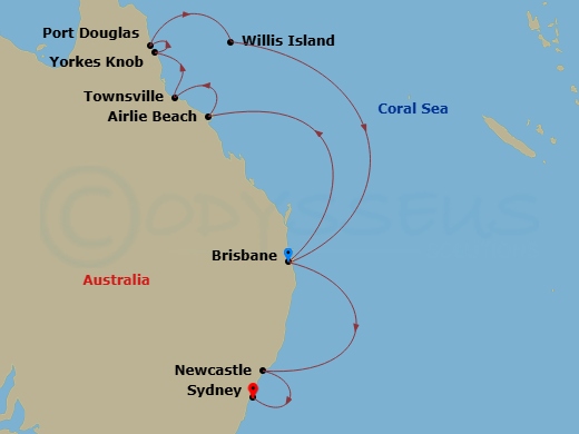 Cruise Map