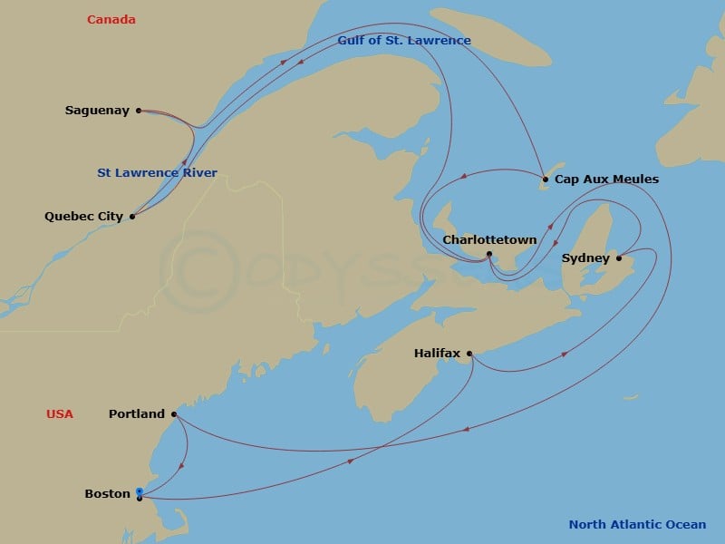 Cruise Map