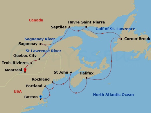 Cruise Map
