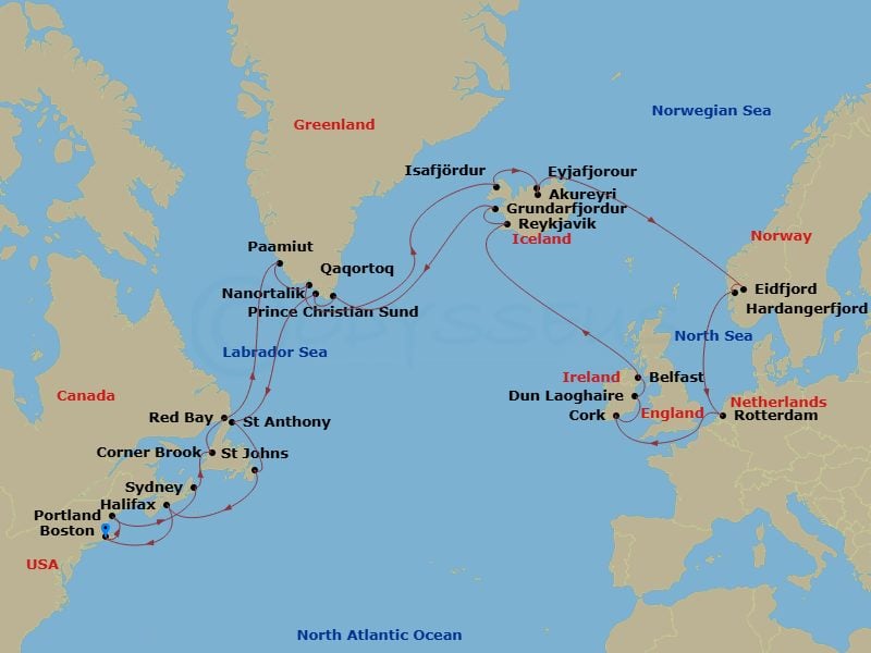 Cruise Map