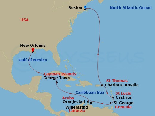 Cruise Map