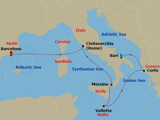 Cruise Map