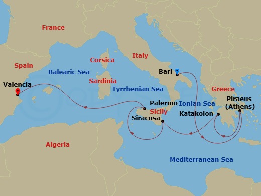 Cruise Map