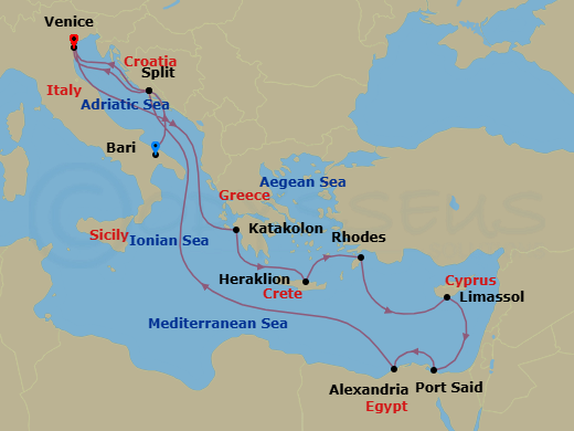 Cruise Map