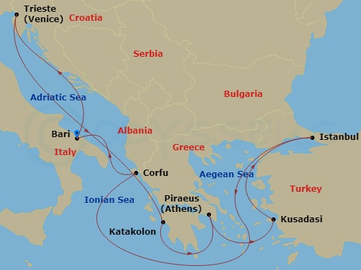 Cruise Map