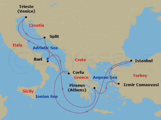 Cruise Map
